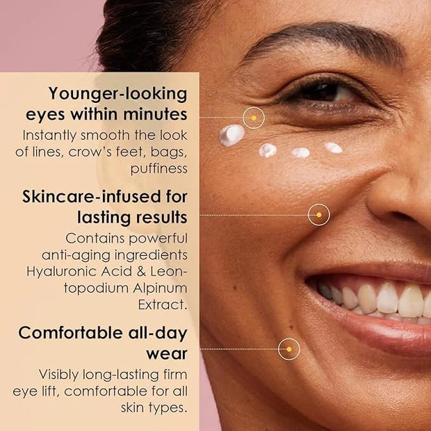 Instant Temporary Eye Tightener: Eye Tightener cream Reduces Under Eye Bags, Dark Circles & Puffiness, Anti Aging Fine Lin...