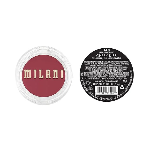 Milani Cheek Kiss Cream Blush- Cream to Gel Blush for Cheek and Lip Tint - Product Image