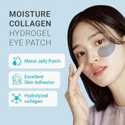 TENZERO Moisture Collagen Hydrogel Eye Patch (60 pairs, 90g), Collagen Treatments for Puffy Eye, Dark Circles, Fine Lines,...