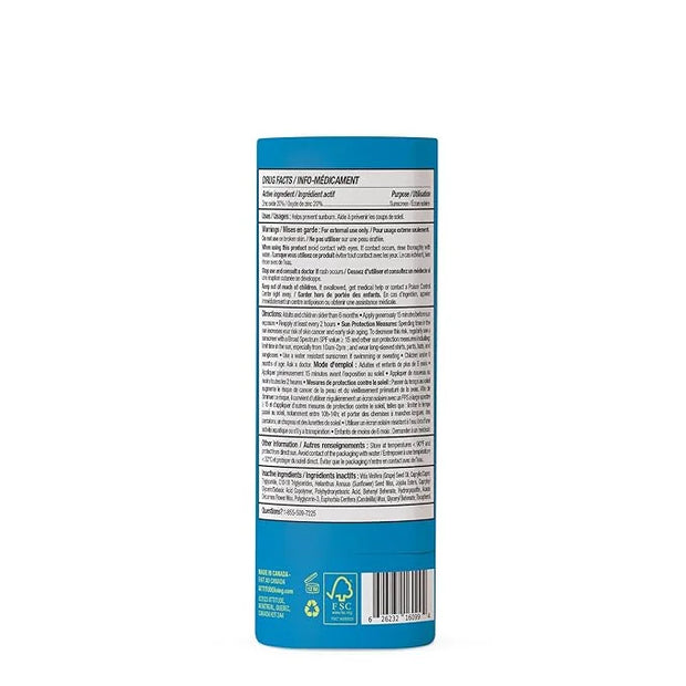 ATTITUDE Mineral Face Sunscreen Stick for Kids, SPF 30, EWG Verified, Plastic-Free, Broad Spectrum UVA/UVB Protection with...