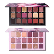2Pcs Twilight Dusk + Aromas Nude Eyeshadow Palette Makeup Set, Matte Shimmer Glitter Pressed Pearl All Highly Pigmented Bl...
