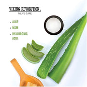 Viking Revolution Men's Eye Cream - Natural Anti-Aging, Dark Circle Treatment, Reduces Puffiness & Crowsfeet - 6ml - Produ...