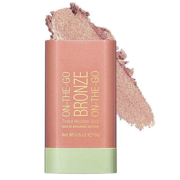 Cream Bronzer Stick,Contour Stick Facial Contouring Stick,Long Lasting Highlighter Waterproof Highlight Makeup,Buildable S...