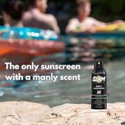 SLAM WoodsMan & BeachMan Bundle - Men's Scented Sunscreen, Sunscreen Spray, Water Resistant Sunscreen, Paraben Free, Broad...
