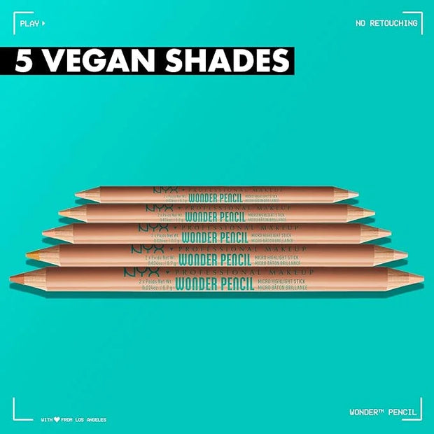 NYX PROFESSIONAL MAKEUP Wonder Pencil, Multi-Use Micro Highlighter & Concealer Stick - Light - Product Image