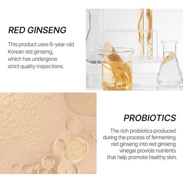 Bonyongo Red Ginseng Vinegar Eye Cream – Anti Aging Eye Treatment Cream for Youthful Radiant Skin - Wrinkle Improvement wi...