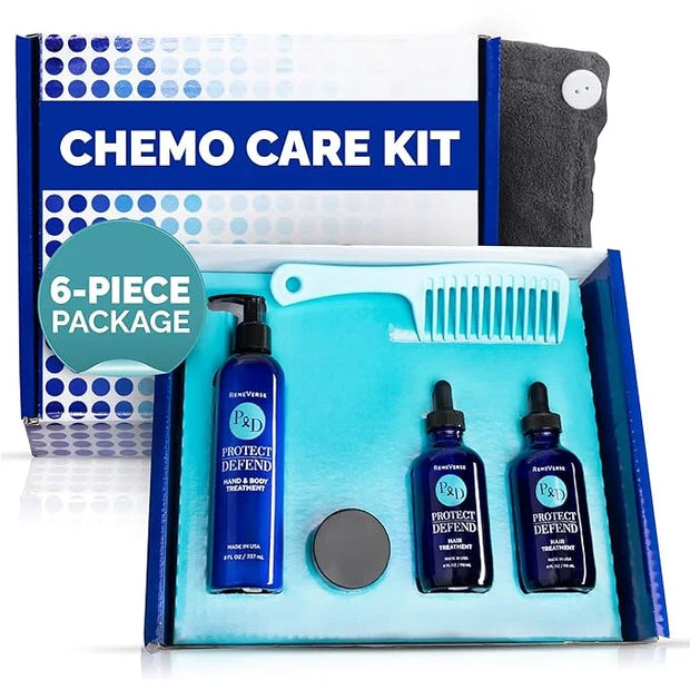 RemeVerse Chemo Care Kit - 6-Piece Clinically-Based Skincare and Haircare Set for Chemotherapy Patients, Featuring Hair Se...