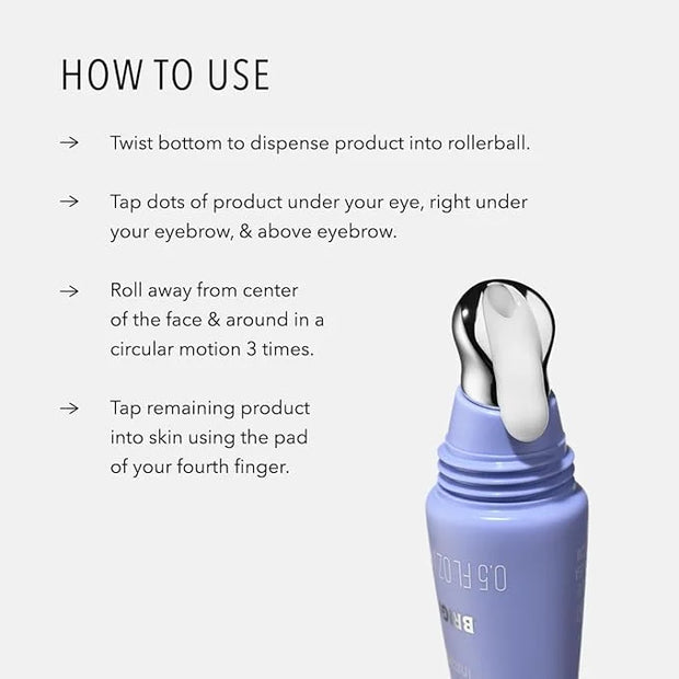 HydroPeptide Vital Eyes, Instant Awakening Serum, Cooling Rollerball Under Eye Moisturizer 0.3 Ounce - Product Image
