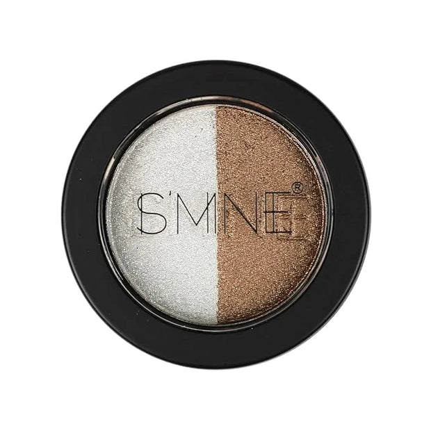 IS'MINE Single Duo Shimmer Brown Eyeshadow, Dual Color, Longwear, White Eye Makeup for Day & Night - Product Image