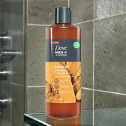 DOVE MEN + CARE Face + Body Wash For Men Awaken Turmeric + Ginger Root 18 oz 4 Count - Product Image