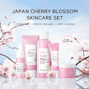 Skincare Set Japan Sakura Skin Care Set - Skincare Kits Gifts for Teen Girls, Travel Kit for Women Skin Care Routine Kit: ...