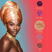 Juvia's Place Lip Gloss Glass It's Electric - Gold Shimmer,16 oz, Clear, Plump, Long Lasting Non-Sticky Luscious High Shin...