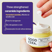 HOLIKA HOLIKA Good Cera Super Ceramide Cream | Soothing Facial Cream & Skin Moisturizer | Ceramide Cream Korean Moisturize...