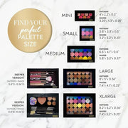 Junior Magnetic Makeup Palette, Empty Magnetic Palette, Universal