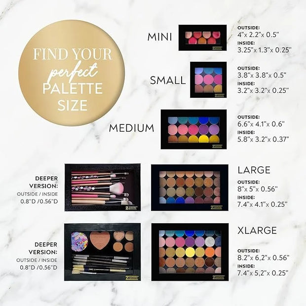 Junior Magnetic Makeup Palette, Empty Magnetic Palette, Universal