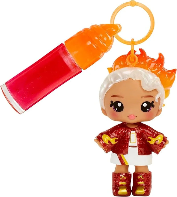 Yummiland Lip Gloss Doll - Amber Cinnamon, with DIY Lip Gloss Kit, Ages 4+ - Product Image
