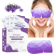 16 Packs Steam Eye Mask, Heated Eye Mask for Sleeping, Warm Compress for Eyes, Self Heating Disposal Eye Mask Comfortable ...