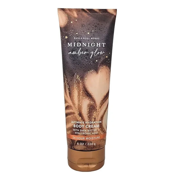 Bath & Body Works Midnight Amber Glow Signature Collection Ultimate Hydration Body Cream For Women (Midnight Amber Glow), ...