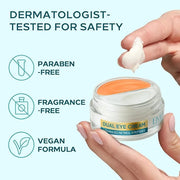 Eye Cream for Dark Circles & Puffiness – Dual Retinol + 5-Peptide Complex with Stem Cell Extract – Anti-Aging & Moisturizi...