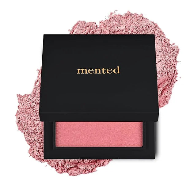 Mented Cosmetics Made in Italy, Cruelty Free Makeup, Vegan, Paraben Free, Shimmer Cheek Blush Palette for Face, Powder Fac...