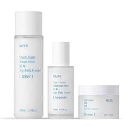 NACIFIC Uyu Cream Moisturizing Set Toner 150ml 5.07fl.oz, Ampoule 50ml 1.69fl.oz, Cream 50ml 1.69fl.oz, Milk Jeju Island, ...