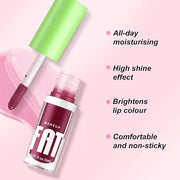 Boobeen Non-Sticky Lip Oil-8Pcs, Plumper Lip Gloss Set, Fruit Flavoured Hydrating Lip Gloss, Dry Lips Treatment for High S...