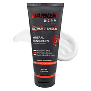 Ultimate Shield All-Day Protection Mineral Sunscreen with Antioxidants | SPF 50 | 80 Minute Water Resistant | Face and Bod...