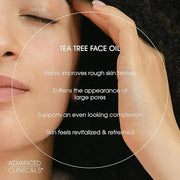 Advanced Clinicals Tea Tree Oil For Skin Facial Serum | Tea Tree Serum For Face With Vitamin E + Botanicals To Help Improv...