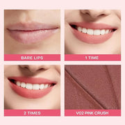 Mistine Makeup Velvet Lip Gloss Matte Lip Cream Liquid Lipstick Softening with Hyaluronic Acid Lip Tint, Non-Sticky Lightw...
