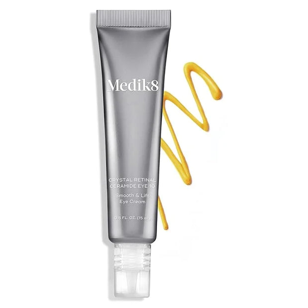 Medik8 Crystal Retinal Ceramide Eye 10 - Gentle Vitamin A Eye Cream - Reduces Appearance of Wrinkles - Perfect for Sensiti...