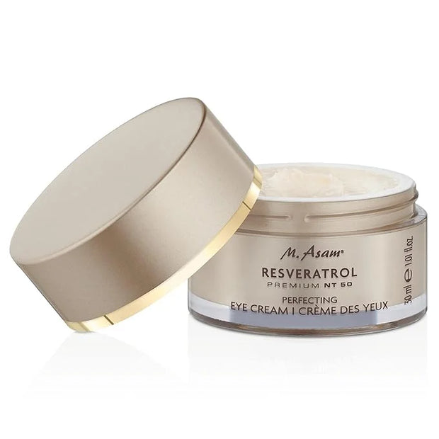 M. Asam Resveratrol Premium NT50 Perfecting Eye Cream – Anti-aging under eye cream with resveratrol & hyaluronic acid to s...