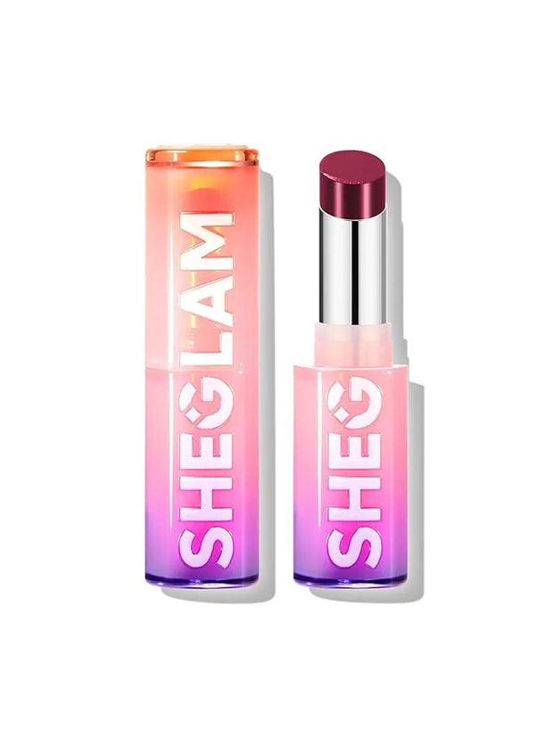 SHEGLAM Mirror Kiss High-Shine Lipstick Silky Jelly Texture Hydrated&Smooth Lip Gloss-That's Fierce - Product Image