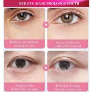 Under Eye Mask Patches, 30 Pairs Collagen Hydrating Moisturizing Smoothing Gel Pads for Puffy Eyes Bags,Dark Circles,Puffi...