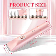 Glow Aura Womens Shaver, Bikini Trimmer for Women, Glow Aura Electric Razor, Comfort 2 in 1 Electric Lady Shaverr, Dual He...