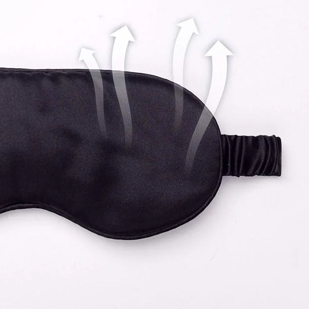 Silk Sleep Mask Light Blocking Luxury 100% Mulberry 19mm Silk Eye Mask Eye Cover Blindfold Ultra Soft Light & Comfy Anti A...