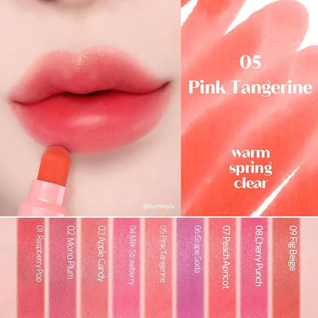ETUDE Dear Darling Marker Tint #5 Pink Tangerine (5g) | Hydrating & Long Lasting Lip Stain | High Pigmented Lip Maker with...