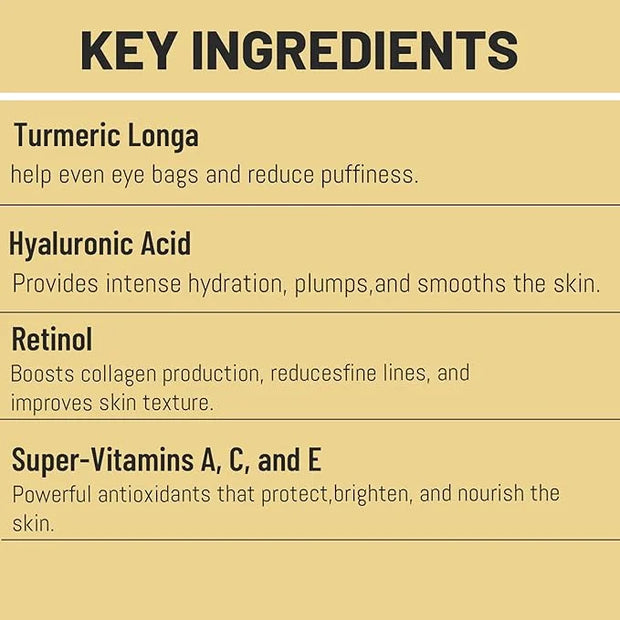 Lumibalm for Under Eye Bags, Turmeric Retinol Eyes Stick, Turmeric Eye Cream Stick, Retinol Eye Cream Sticks, Under Eye Cr...