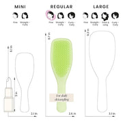 Tangle Teezer Plant-Based Ultimate Detangler Brush, Dry & Wet Hair Brush, Eliminates Knots & Reduces Breakage for Color-Tr...