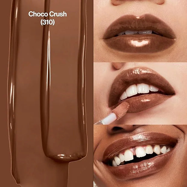 Revlon Super Lustrous Lip Gloss, Non-Sticky, Hydrating, High Shine Finish, 310 Choco Crush, 0.13 oz - Product Image
