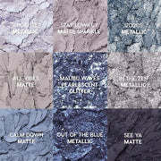 Colourpop So Elemental Eyeshadow Palette - Blue & Silver Shadow Palette with Metallic and Matte Finishes - High-Pigment Ey...
