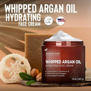 Majestic Pure Whipped Argan Oil Moisturizer Face Cream for Women & Men - With Vitamin E A, Collagen & Ceramides - Hydrates...