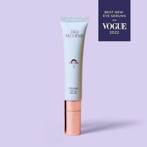Tru Alchemy Eye Elixir Cooling Eye Treatment Cream - Dark Circle Eye Cream for Puffiness and Bags Under Eyes - Caffeine, H...