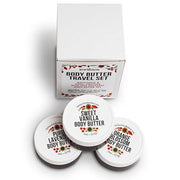Travel Size Body Butter Set w/Orange Blossom, Lavender & Sweet Vanilla Body Creams - TSA Approved Travel Size Products, Mi...