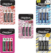ChapStick Classic Collection Flavored Lip Balm Tubes Pack, Lip Moisturizer - 0.15 Oz (Box of 5 Packs of 3) - Product Image