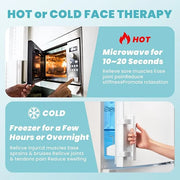 Cold Face Eye Mask Ice Pack Reduce Face Puff,Dark Circles,Gel Hot Cold Compress,Face SPA for Woman Sleeping, Pressure, Hea...