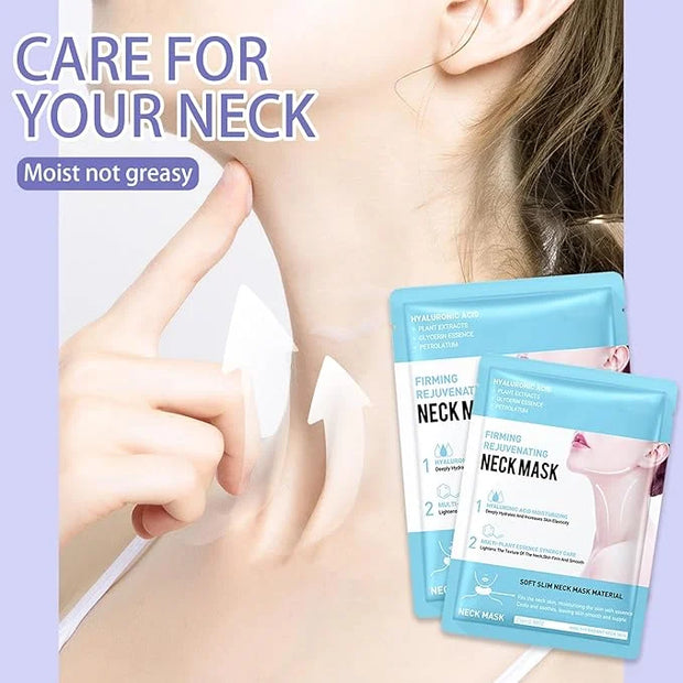 Neck Firming Mask Set,Non-greasy Tighten Lift Firming Neck Mask Skincare Moisturizer, 10 Pieces Deep Moisturizing Masks fo...