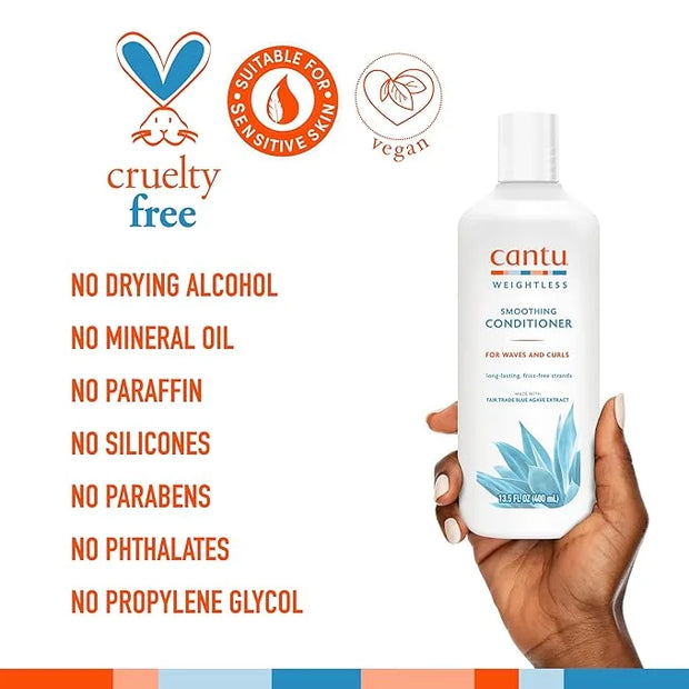 Cantu Weightless Smoothing Conditioner, 13.5 fl oz - Product Image