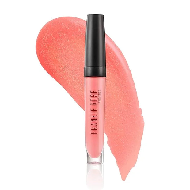 Frankie Rose Cosmetics Lip Gloss | Non-Sticky, Long Lasting, Bold Pigment & Hydrating, Deception Glossy, 20g - Product Image