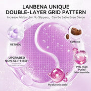 LANBENA Retinol Under Eye Patches for Dark Circles and Puffy Eyes, Cooling Eye Masks for Eye Bags, Fine Lines & Wrinkles R...