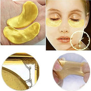 30 Pairs 24K Gold Eye Mask Powder Crystal Gel Collagen Natural Eye Pads For Anti-Aging & Moisturizing Reducing Dark Circle...